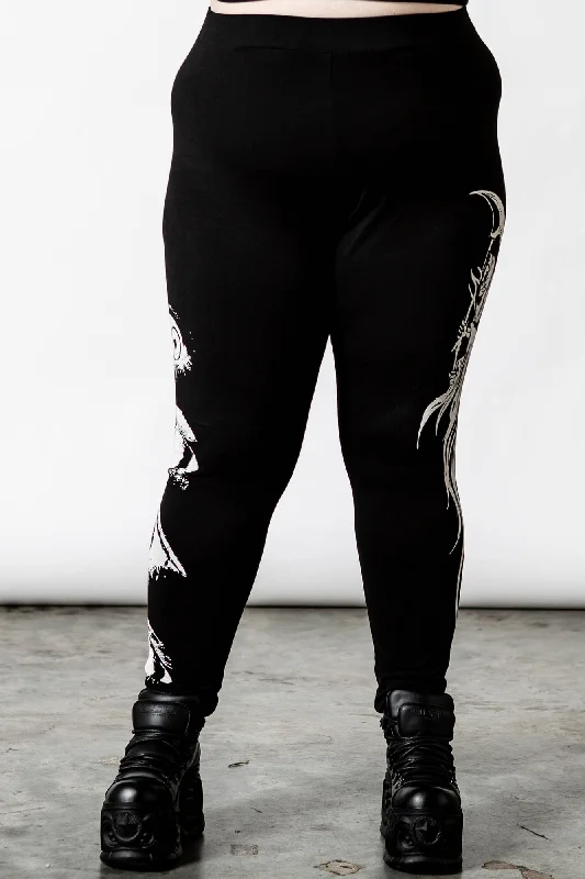 Plus - size women leggings with a comfortable and stretchy designInsomnia Leggings [PLUS]