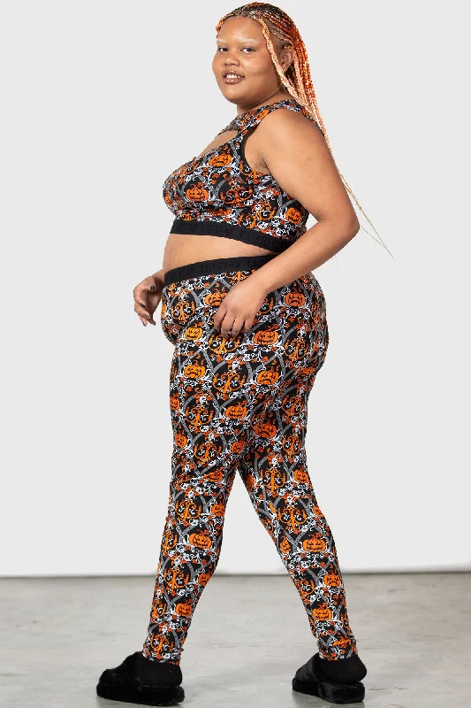 Plus - size women leggings with a comfortable and stretchy designHaunted Leggings [PLUS]