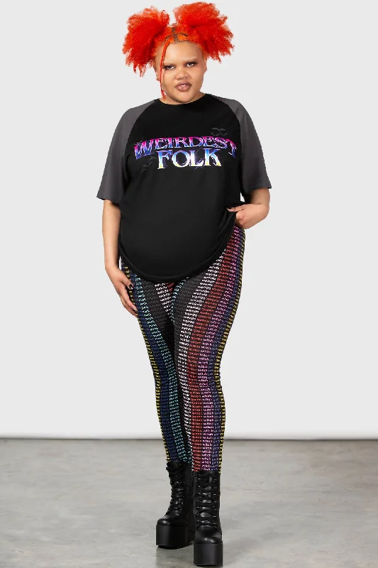 Ankle - length women leggings to pair with boots in fallRave Queen Leggings [PLUS]