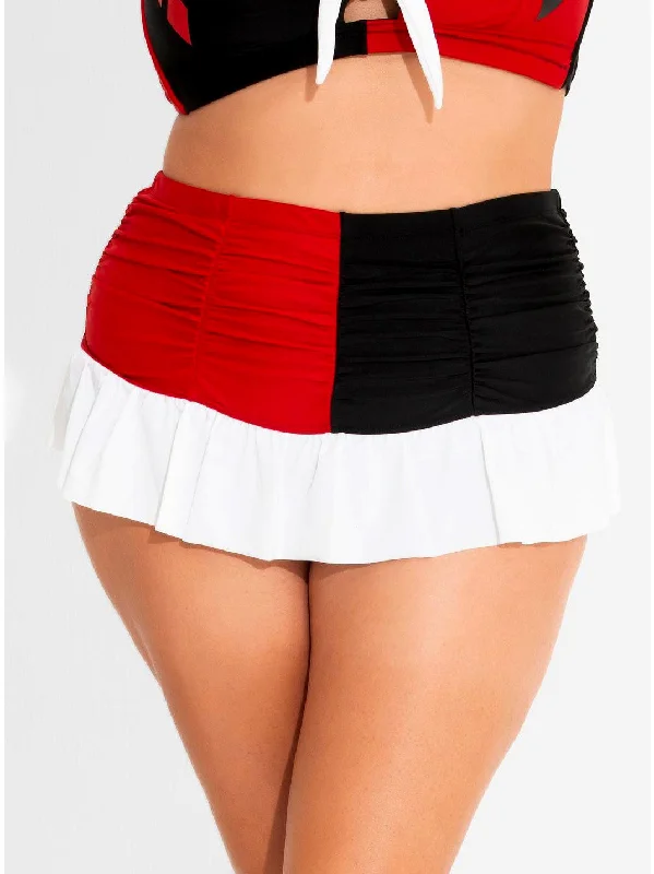 Convertible women swimwear that can be worn in multiple styles for versatilityHer Universe DC Comics Size 4 (28W) Harley Quinn Swim Bottom NWT