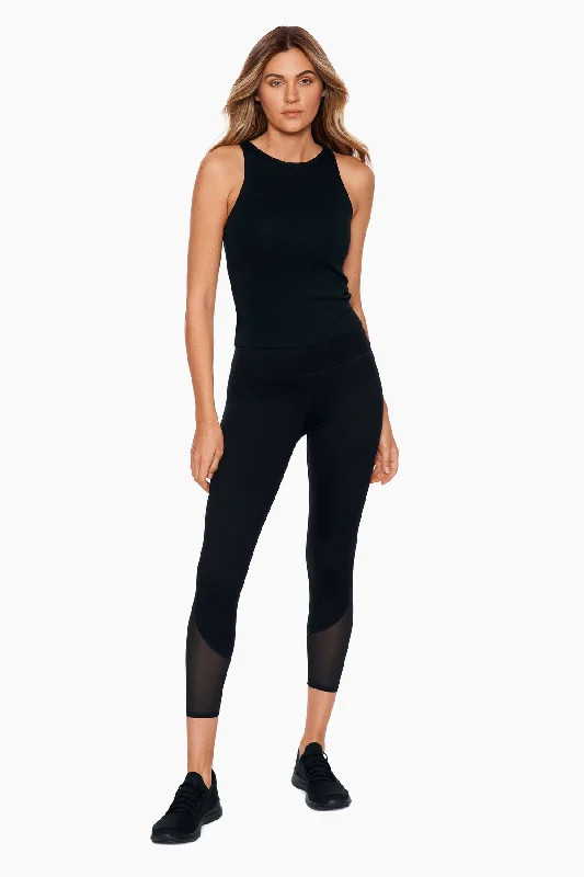 Compression women leggings for post - workout recovery and muscle supportPerformance Mesh Cut-Out Leggings