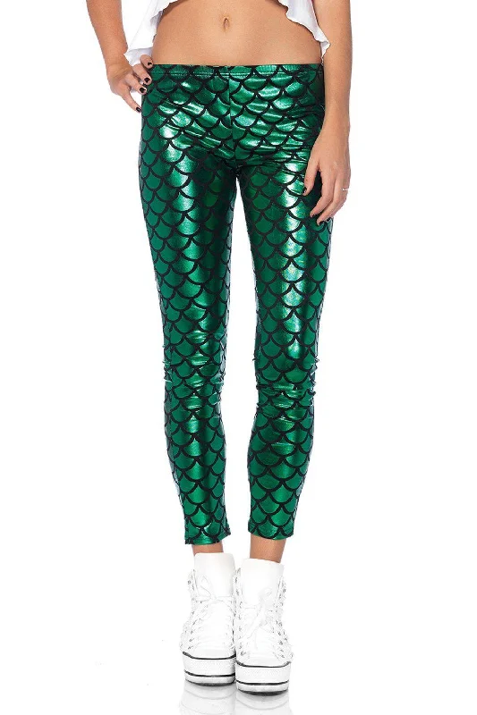 Patterned geometric women leggings for a modern and stylish appearanceMermaid Leggings