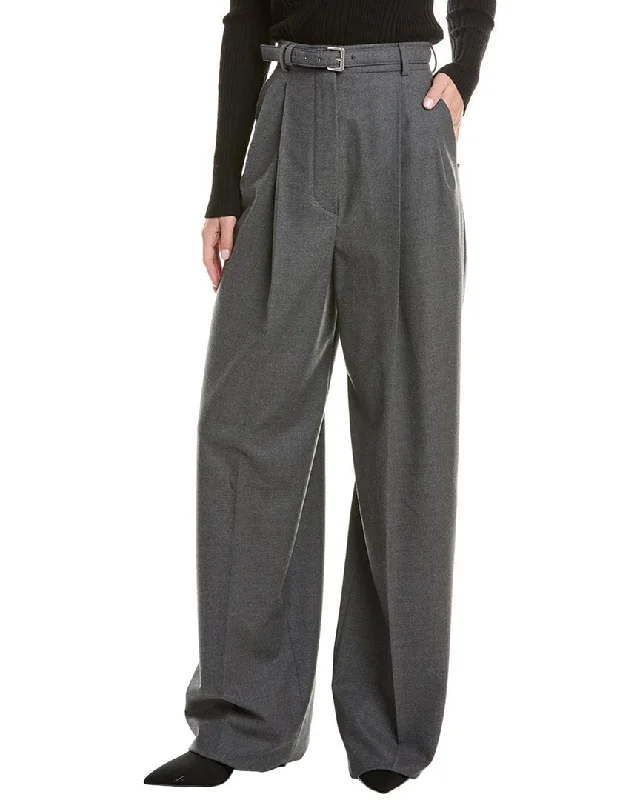 Ankle - length women leggings to pair with boots in fallSportmax Kiens Long Wool-Blend Trouser