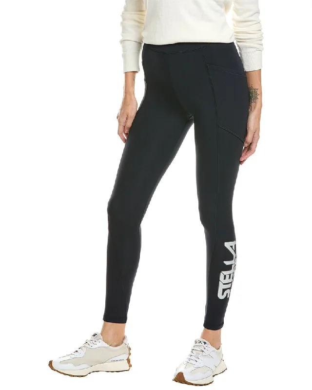 Lace - trimmed women leggings for an elegant and romantic touchStella McCartney Scuba Logo Trouser