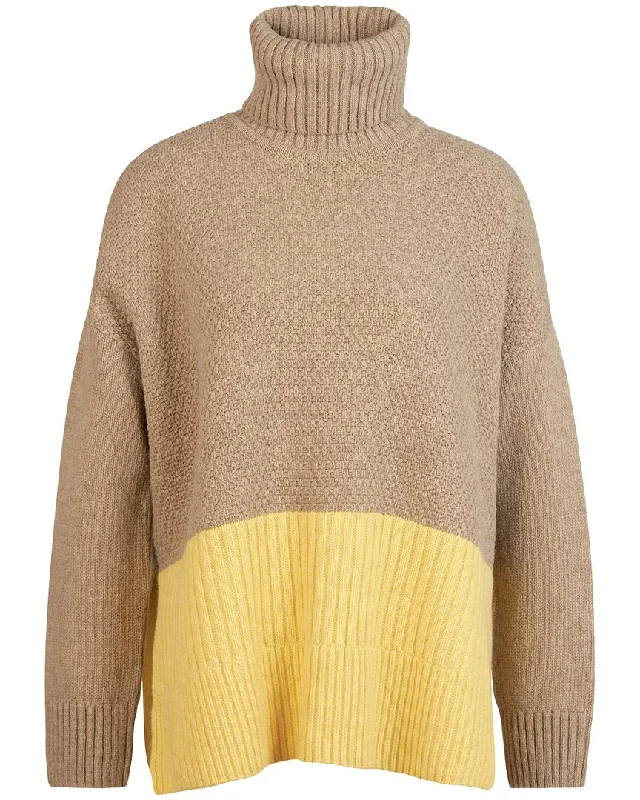 Cable - Knit Women Sweater with Intricate PatternsBarbour Wool-Blend Sweater