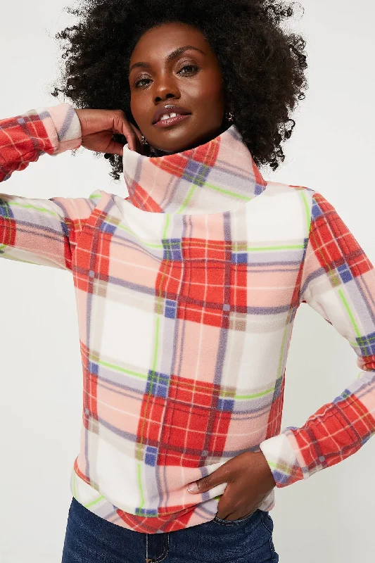 Chunky Knit Women Sweater for Winter WarmthExclusive Fall Plaid Park Slope