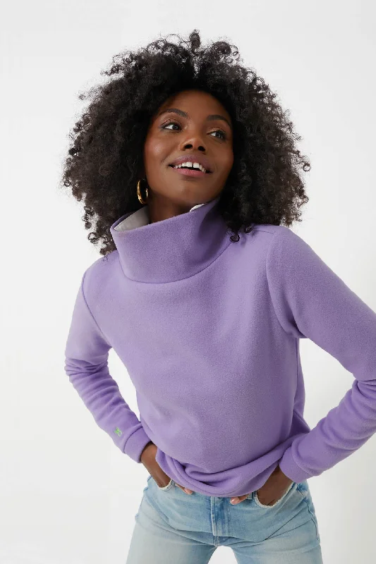 Color - Blocked Women Sweater for a Bold Fashion StatementExclusive Violet Tulip Park Slope