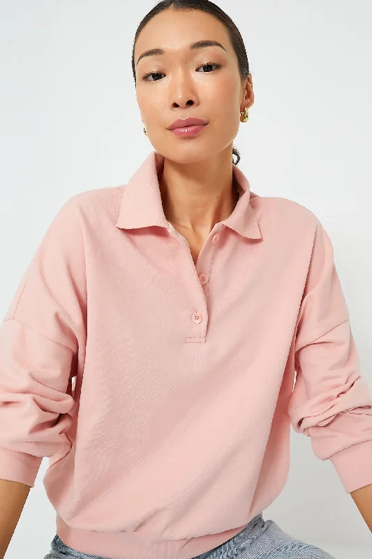 Oversized Women Sweater for a Cozy and Fashionable LookMauve Bode Polo Sweatshirt