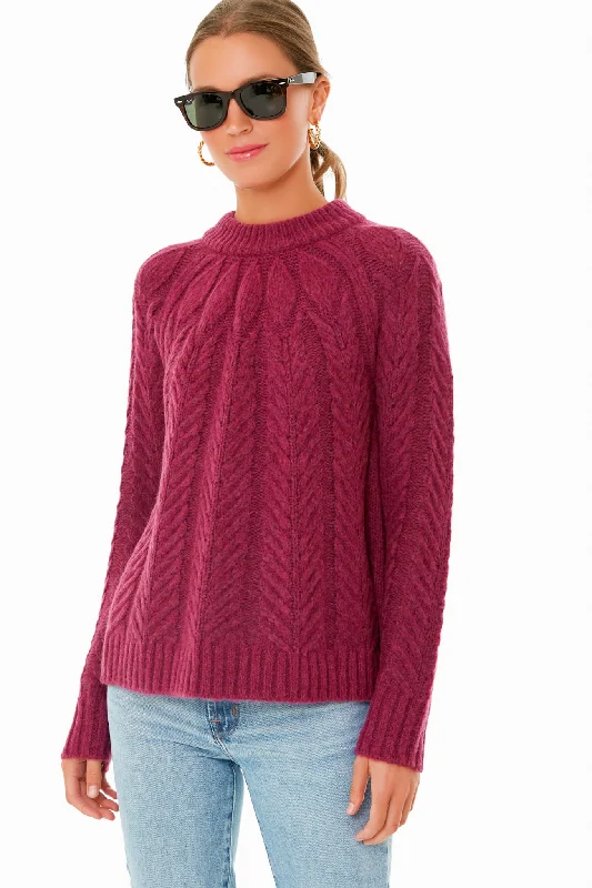 Hooded Women Sweater for Added Comfort and StyleMerlot Royal Peacock Sweater