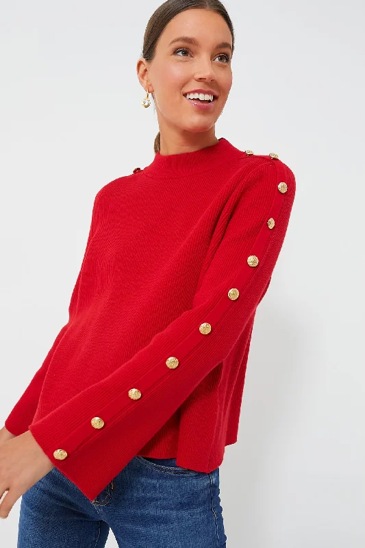 Striped Women Sweater with a Timeless PatternRed Monroe Sweater