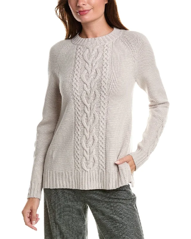 Long - Sleeve Women Sweater with Ribbed CuffsS Max Mara Ginny Wool & Cashmere-Blend Sweater