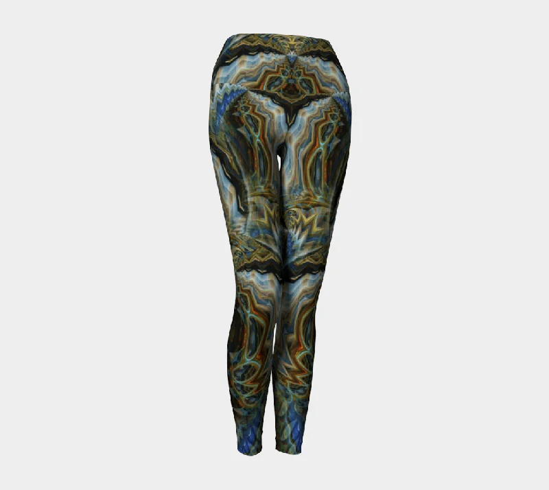 Yoga - specific women leggings with moisture - wicking fabricAlien Flower No.2 High Waist Leggings