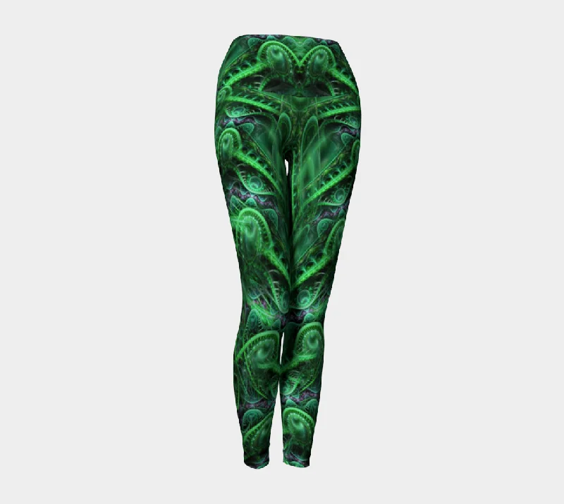 Patterned geometric women leggings for a modern and stylish appearanceDragon's Lair II High Waist Leggings