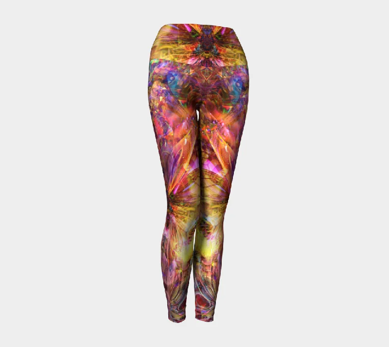 Metallic - finish women leggings for a glamorous and shiny outfitMariposa High Waist Leggings