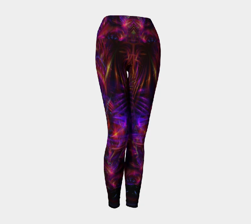 Printed floral women leggings for a feminine and eye - catching lookPiezoelectric High Waist Leggings