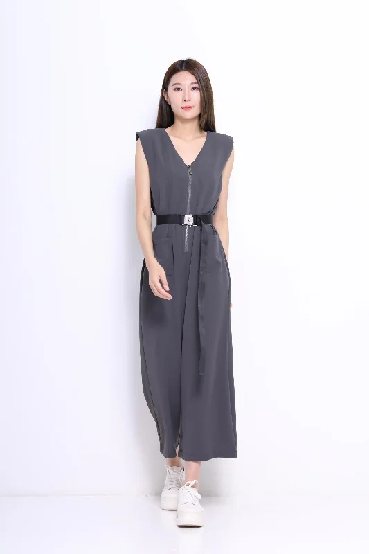 Strapless Women Dress with a Built - in Bra for Comfort and SupportSuki Wide Legged Jumpsuit