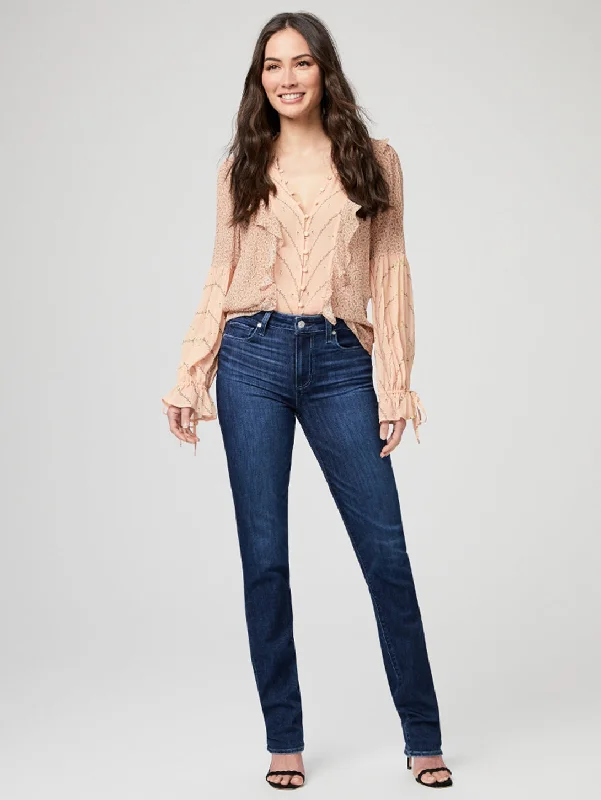 Button - fly women jeans with a traditional touchHoxton Straight Jean - Monarch