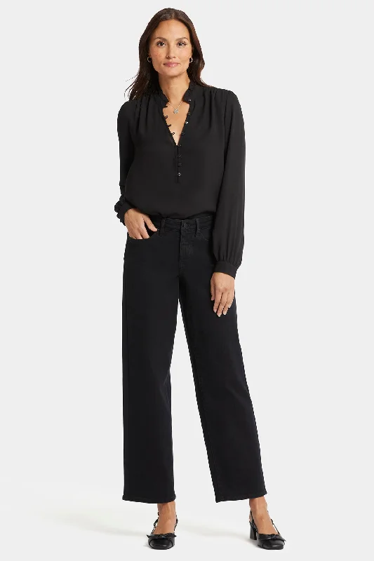 High - rise flare women jeans for a 70s - inspired lookJemma Barrel Jeans - Night Tides