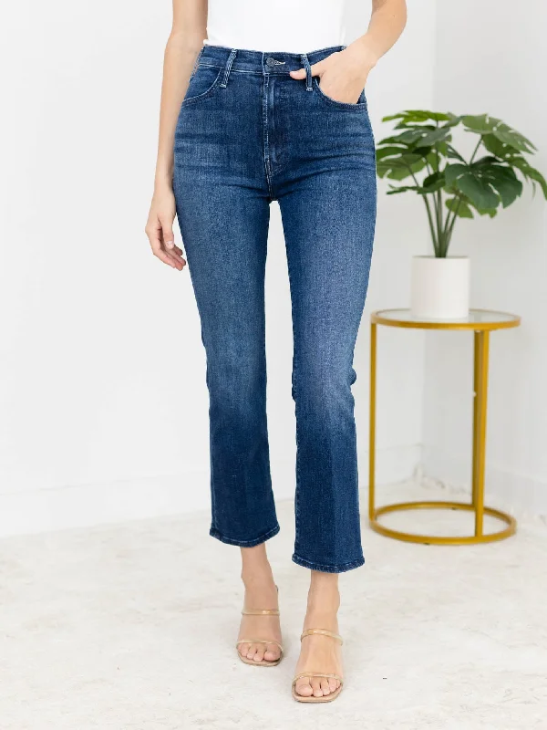 Studded Denim Top for a Glamorous and Bold StyleMOTHER Heirloom The Hustler Ankle