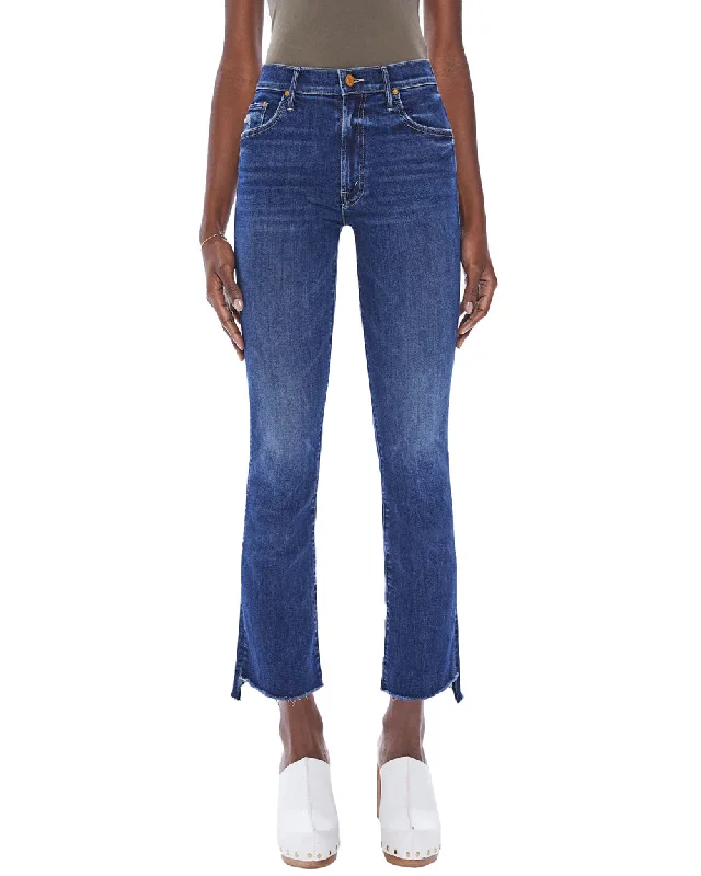 Denim Top with a Peplum Hem for a Flirty and Feminine LookThe Insider Crop Step Fray Jean in Teaming Up