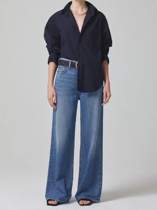 High - rise flare women jeans for a 70s - inspired lookPaloma Baggy Jean - Siesta