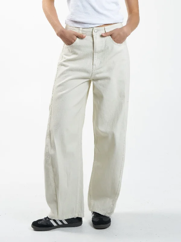 Acid - wash women jeans with a retro finishRonnie Jean - Bone