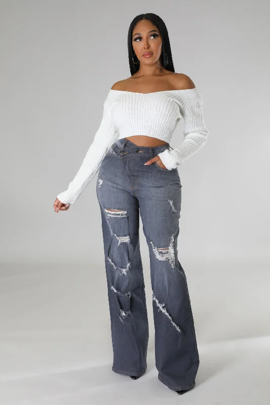 Studded Denim Top for a Glamorous and Bold StyleShiloh Babe Jeans