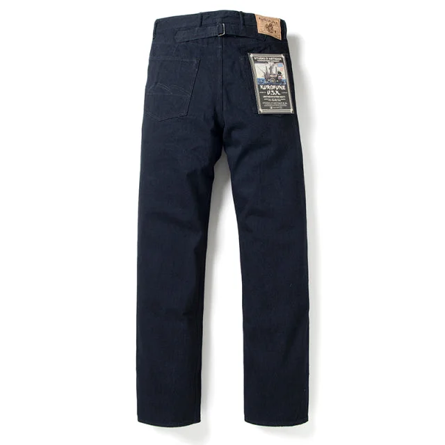 Light - wash women jeans for a fresh and summery appearanceStudio D'Artisan "Black Ships" USN Selvedge Jeans (Regular Straight)