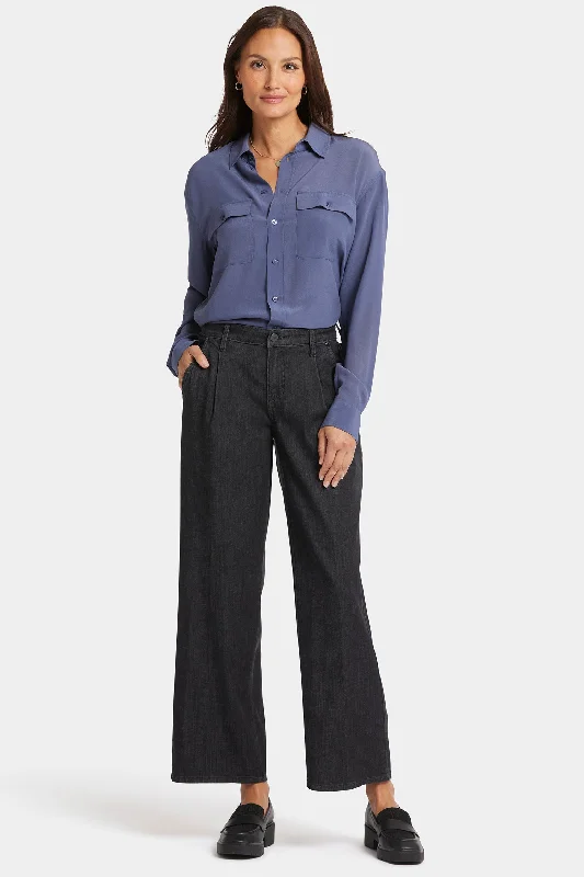 High - waisted women jeans for a flattering silhouetteTeresa Wide Leg Ankle Jeans - Eternity