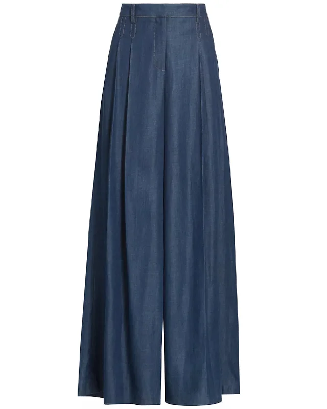 Button - Down Denim Top with a Classic DesignMedium Indigo New Didi Pant