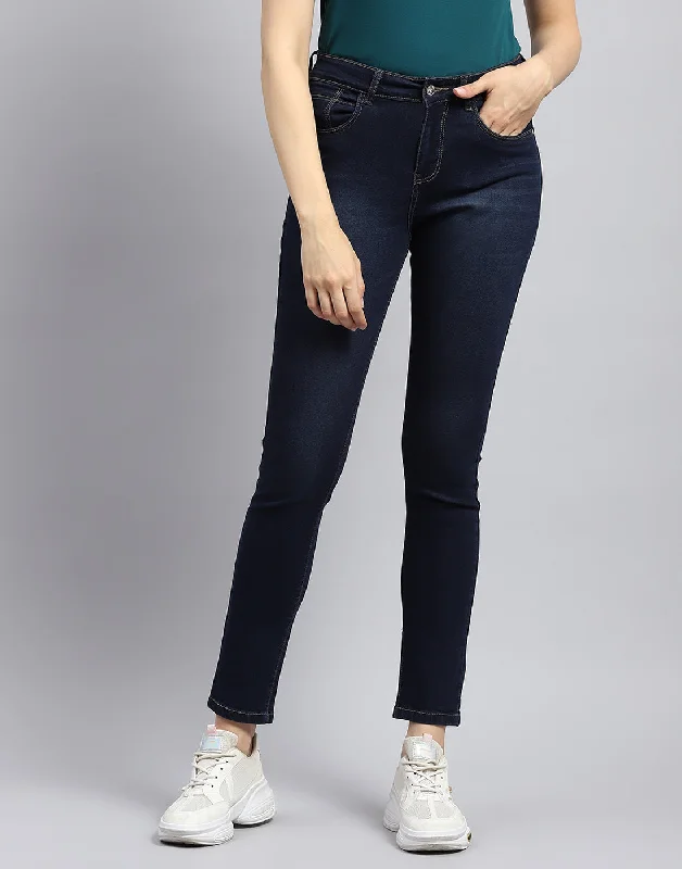 Colored women jeans in vibrant hues like red and yellowWomen Blue Light Wash Slim Fit Denim