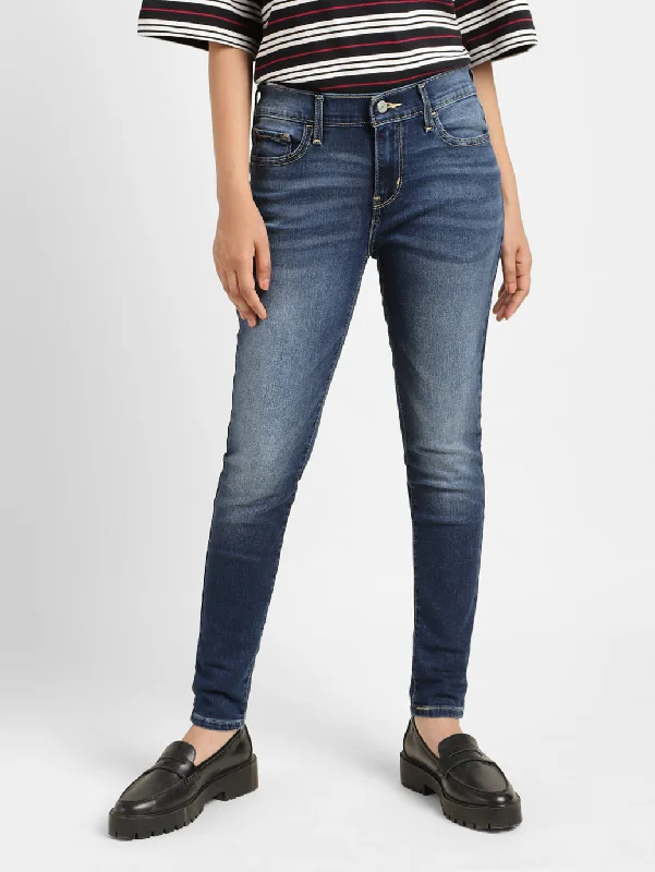 High - waisted women jeans for a flattering silhouetteWomen's Mid Rise 710 Super Skinny Jeans