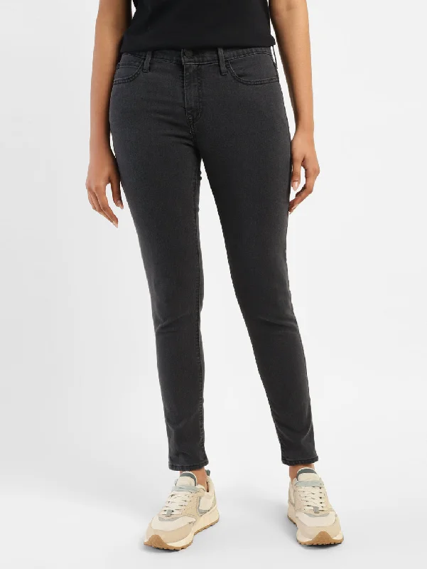 Ripped women jeans for a rebellious and fashion - forward styleWomen's Mid Rise 710 Super Skinny Fit Jeans