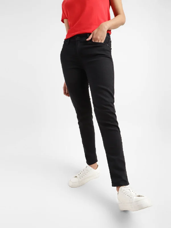 Button - fly women jeans with a traditional touchWomen's Mid Rise 711 Skinny Fit Jeans