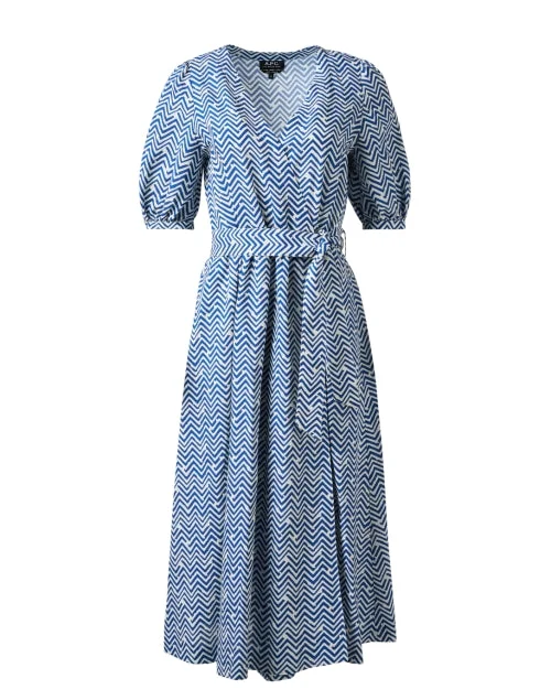 Shift Women Dress with a Simple and Classic Design for Everyday WearLeighton Blue Printed Dress