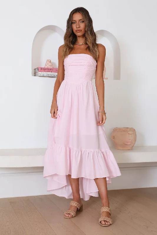 Sleeveless Women Dress in Bright Colors for Summer PartiesLove In The Summer Maxi Dress Pink