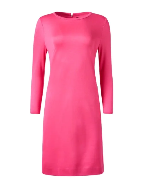 Empire Waist Women Dress to Accentuate the Bust and Conceal the WaistPink Sheath Dress