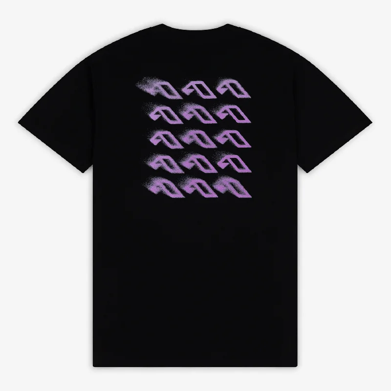 Sequined Women T Shirt for a Sparkly Night OutAnjunabeats After Dark 2024 Tee (Thermo Ink)