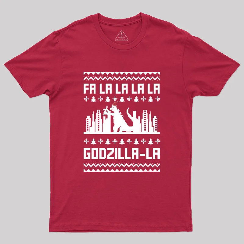 Ringer T Shirt Women with Retro - Inspired StripesFa La La La La Monster La Geek T-Shirt (Copy)