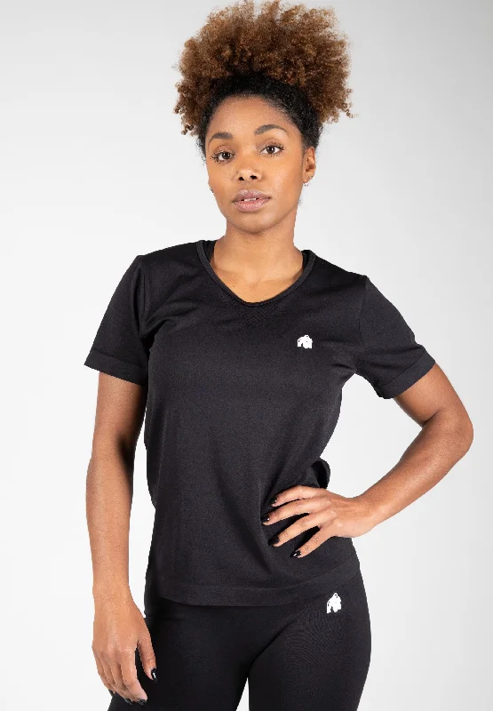 Plus Size Women T Shirt for a Comfortable and Flattering FitNeiro Seamless T-Shirt - Black