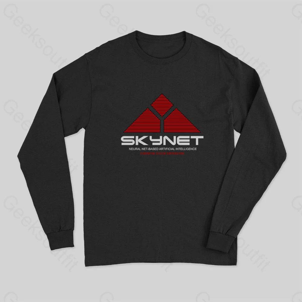 Muscle Women T Shirt for a Sporty and Casual LookSkynet-Neural Net Based Artificial Intelligence Long Sleeve T-Shirt