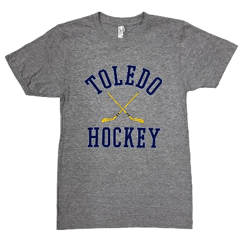 Striped Women T Shirt in a Classic PatternToledo Hockey Shirt