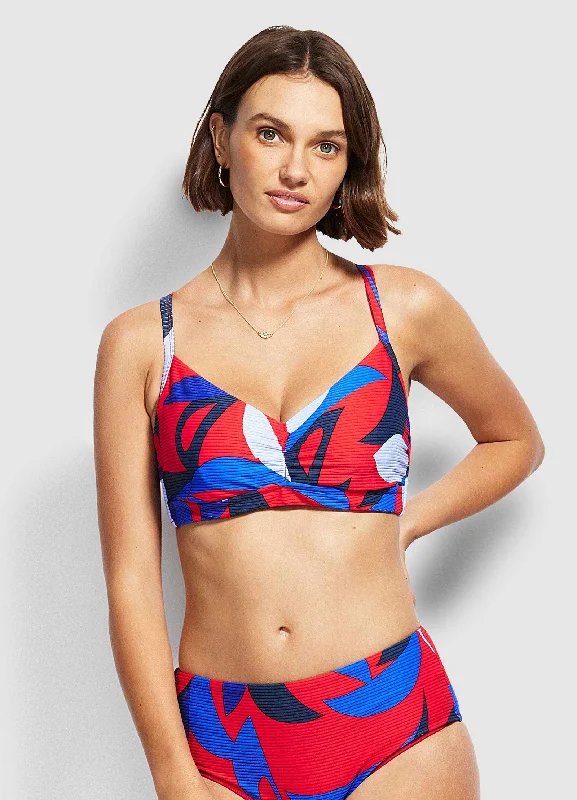 Tie - side bikini bottoms for an adjustable and stylish fitAloha DD Bralette Bikini Top - Chilli