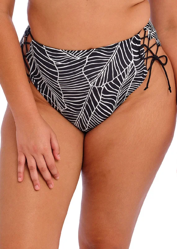 Floral - printed bikini for a feminine and colorful beach vibeKata Beach Bikini Brief In Black - Elomi