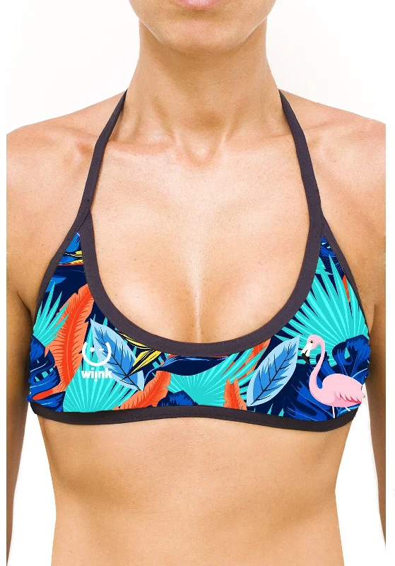 Sports bikini for high - intensity water activities like surfingReversible Sport Top Bikini Caribe