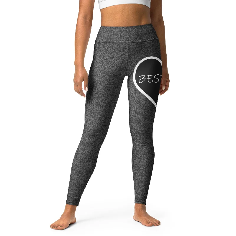 High - waisted women leggings for a tummy - control and flattering fitBestie Two Yoga Leggings