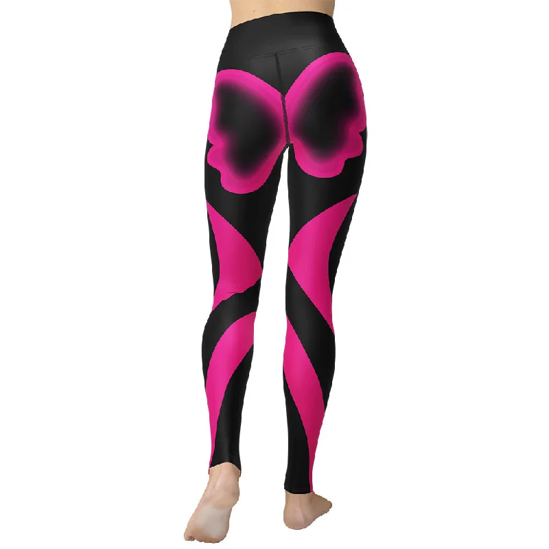 Maternity women leggings for expecting mothers' comfortButterfly Shaped Yoga Leggings