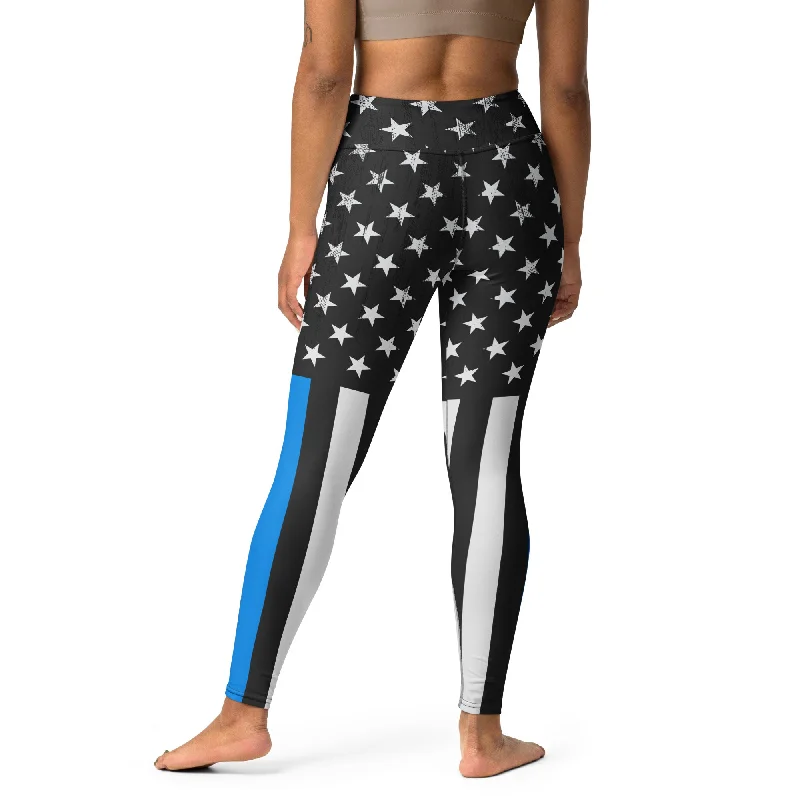 Cargo - pocket women leggings for added functionality and styleFirst Responder Police Yoga Leggings