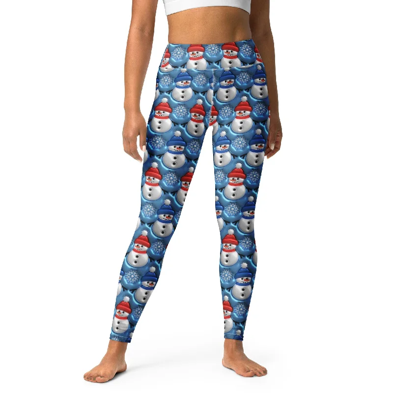 Jegging - style women leggings combining jeans look and leggings comfortFrosty The Snowman Yoga Leggings