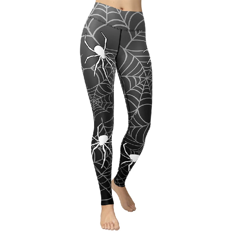 Jegging - style women leggings combining jeans look and leggings comfortHalloween Spiderwebs Yoga Leggings